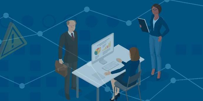 Illustration of law enforcement investigation