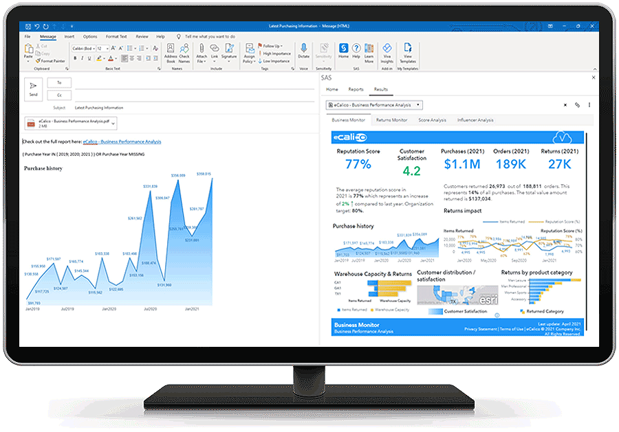 SAS for Microsoft 365 using Outlook
